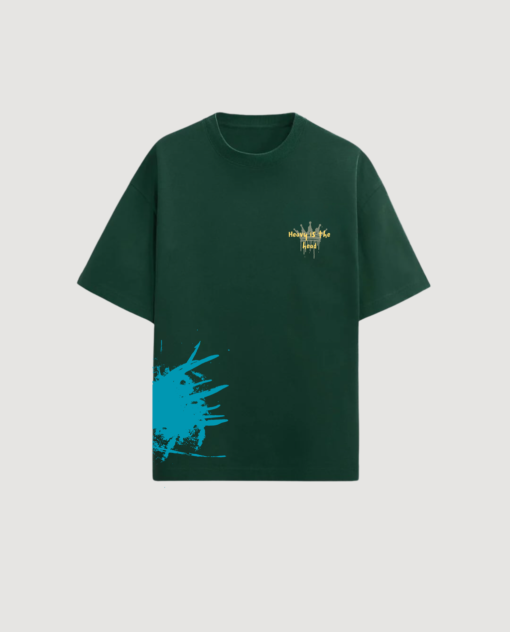 Indigo Urban 'Heavy is the Head' Signature Inscription T-shirt