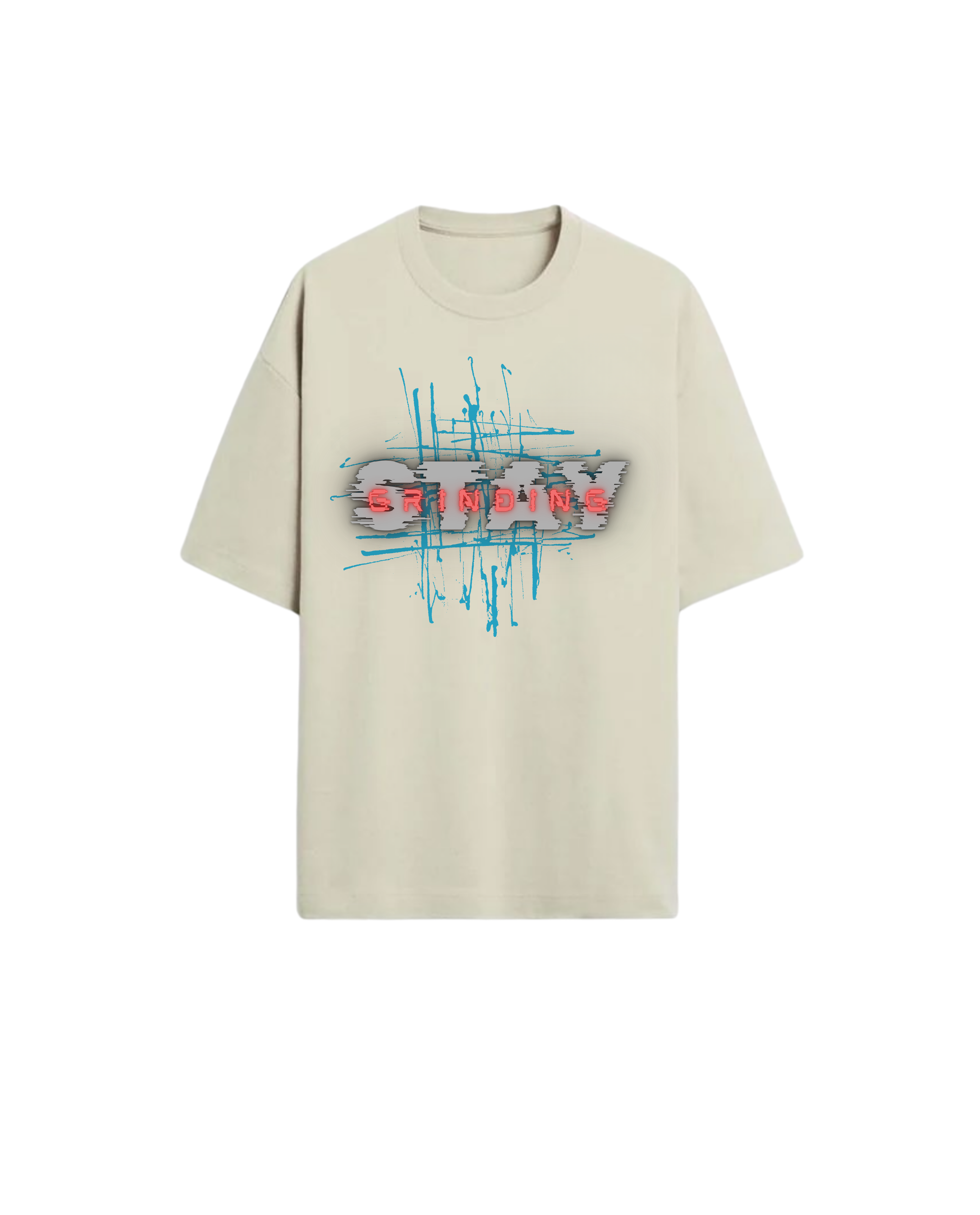 Indigo 'stay grinding' Tshirt