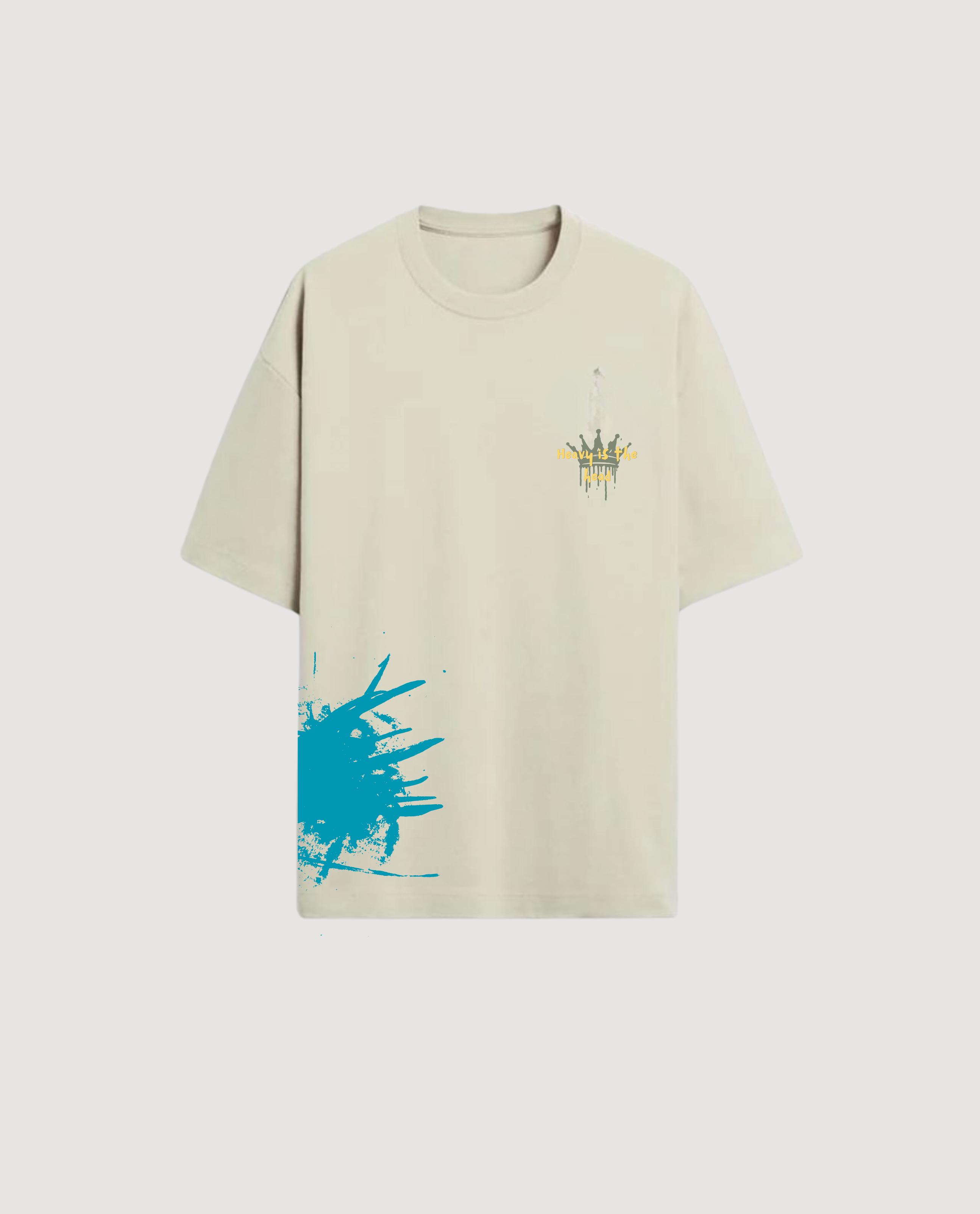 Indigo Urban 'Heavy is the Head' Signature Inscription T-shirt