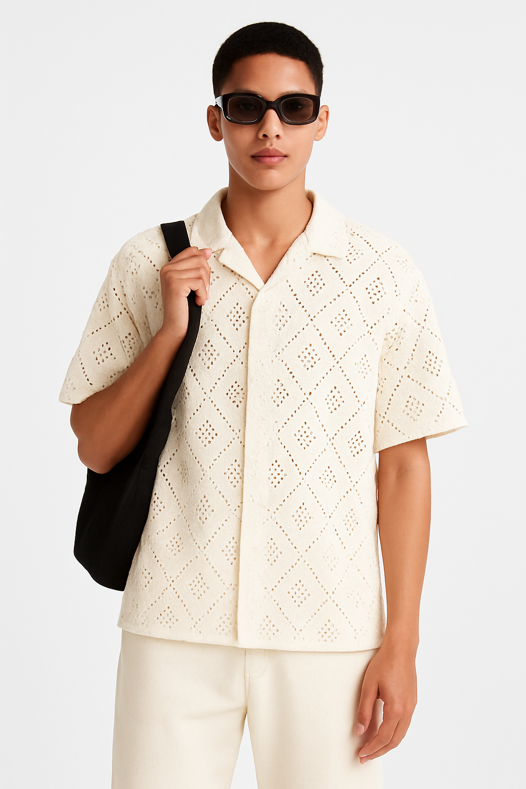 Indigo Urban 'Open-Knit Vintage' Two-Piece