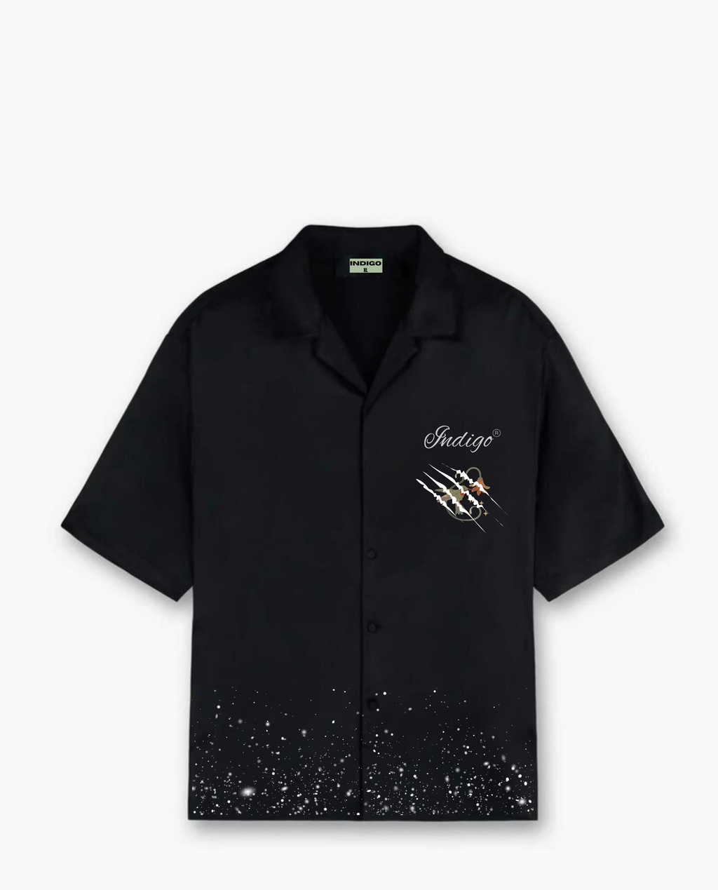 Indigo 'mocking jay' Revere shirt