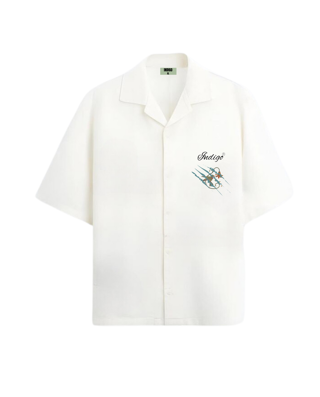 Indigo 'mocking jay' Revere shirt