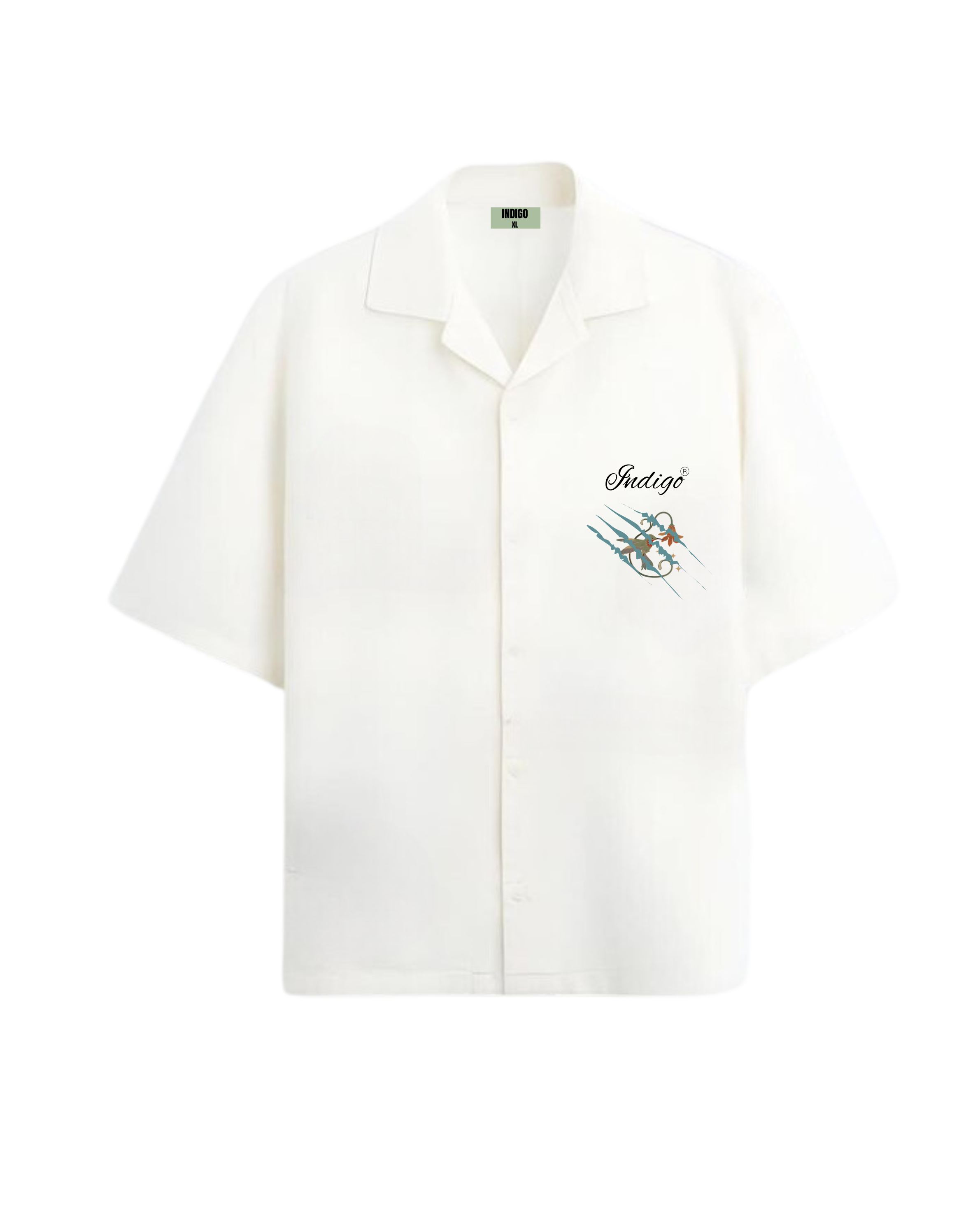 Indigo 'mocking jay' Revere shirt