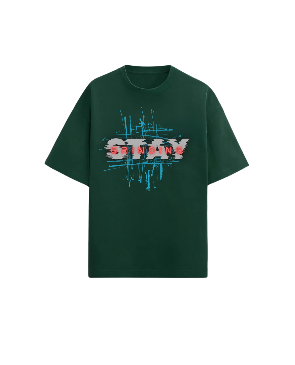 Indigo 'stay grinding' Tshirt