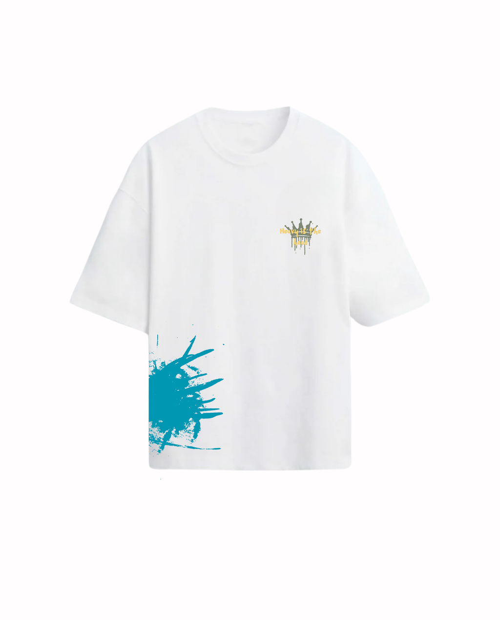 Indigo Urban 'Heavy is the Head' Signature Inscription T-shirt