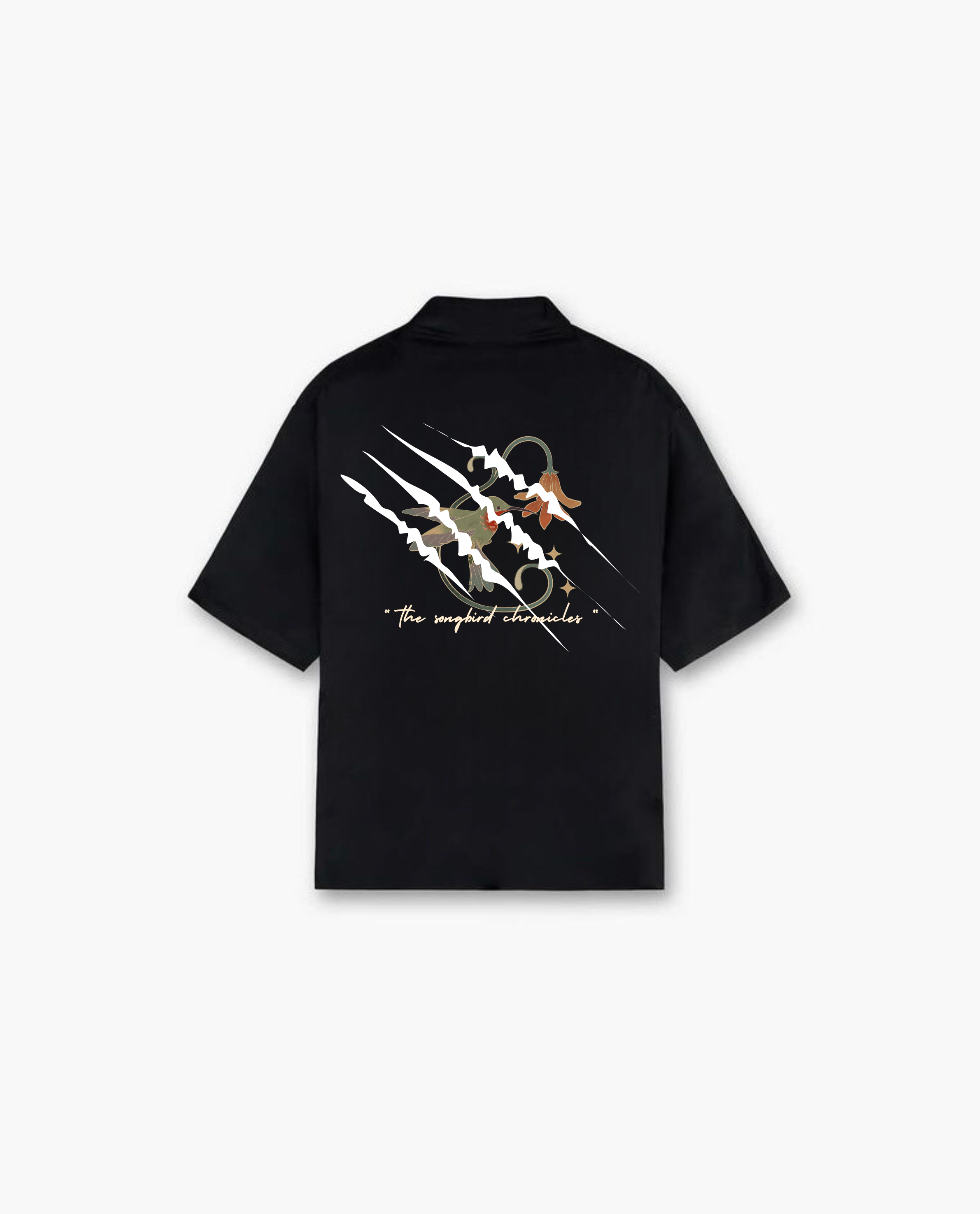 Indigo 'mocking jay' Revere shirt
