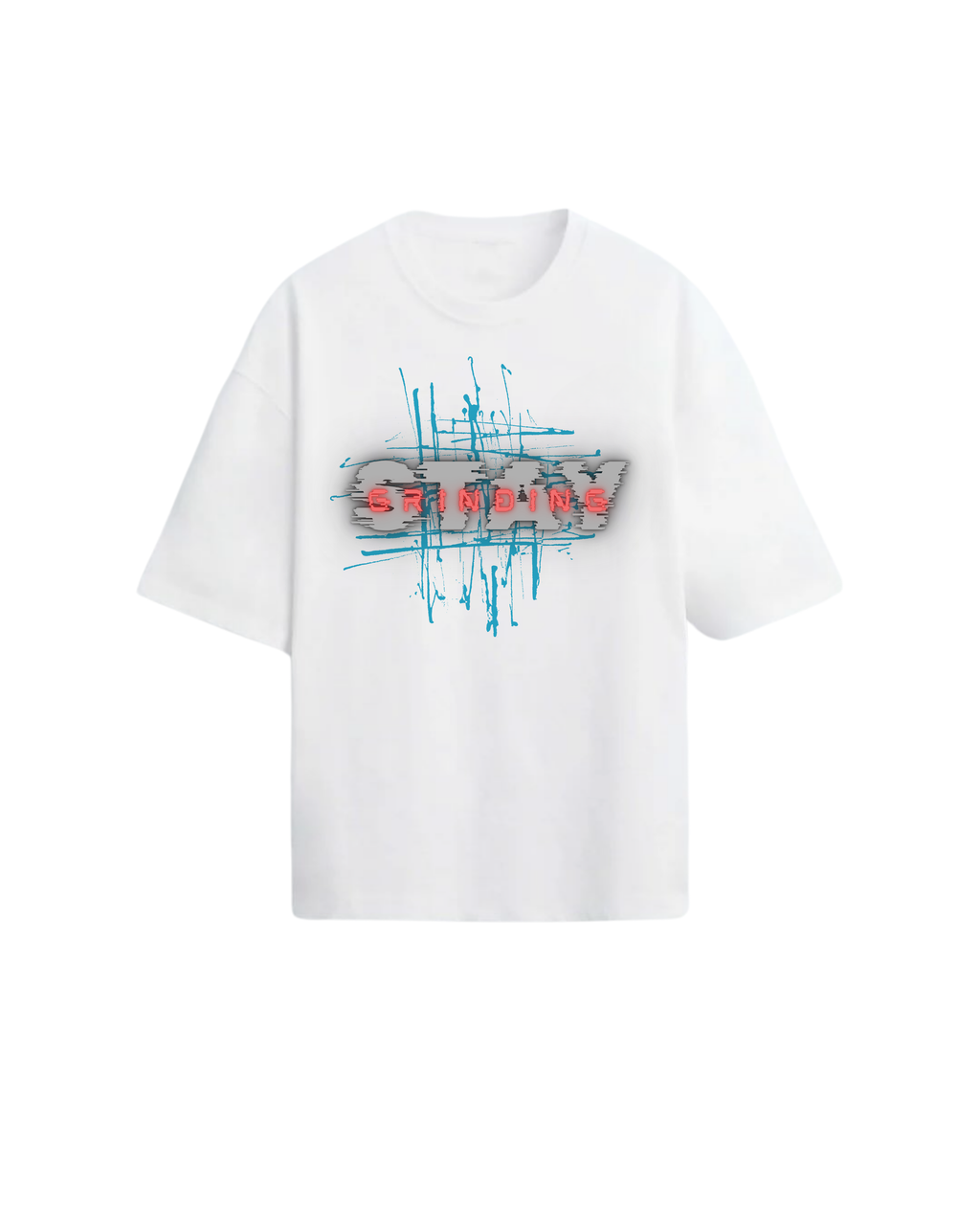 Indigo 'stay grinding' Tshirt