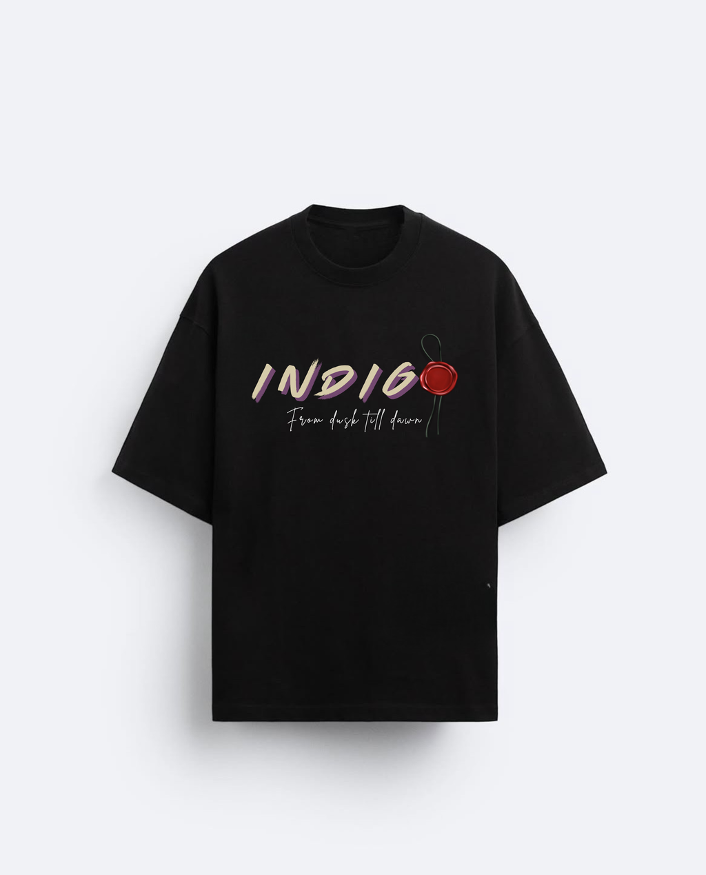 Indigo Urban 'Wax Seal' Men's T-Shirt