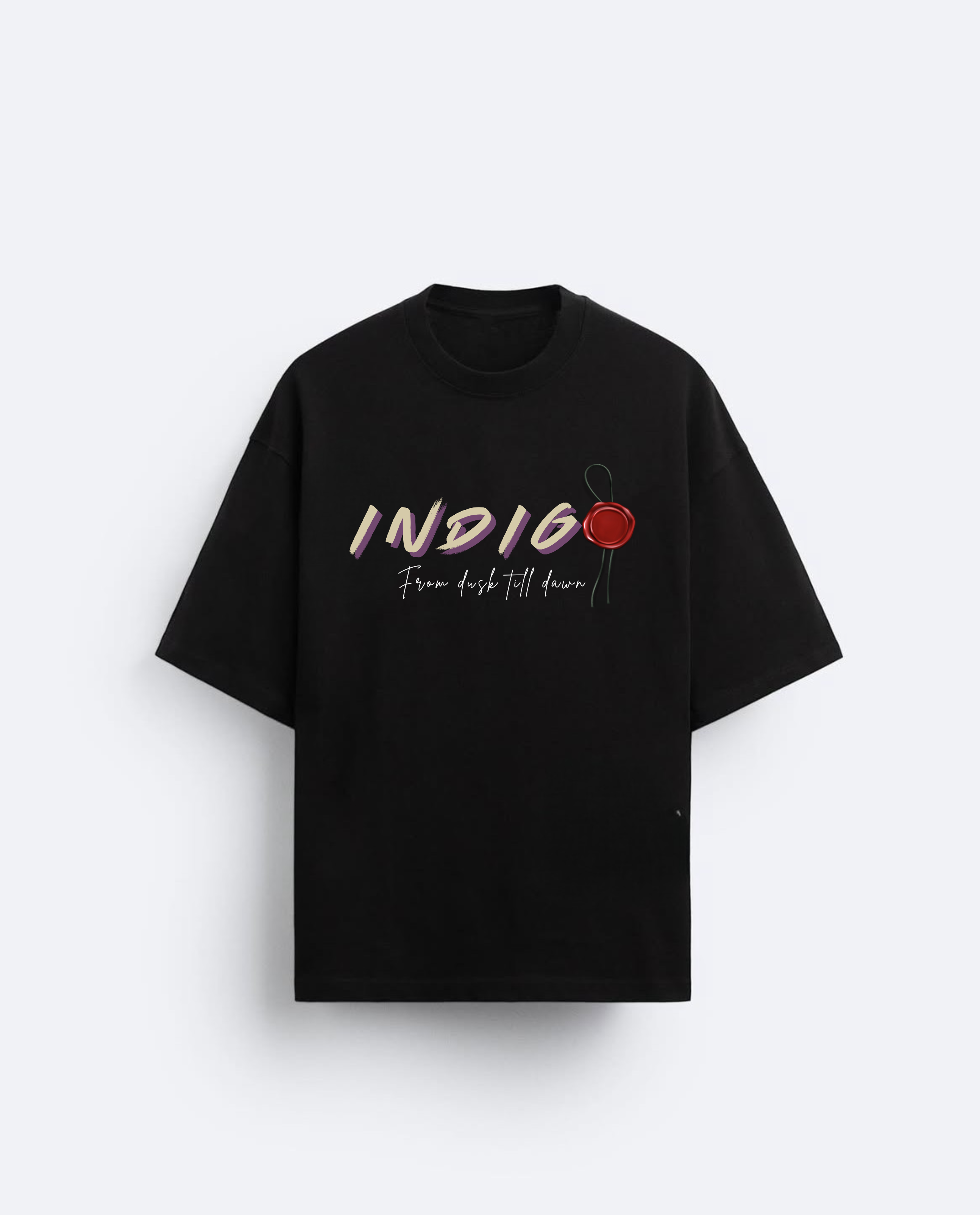 Indigo Urban 'Wax Seal' Men's T-Shirt