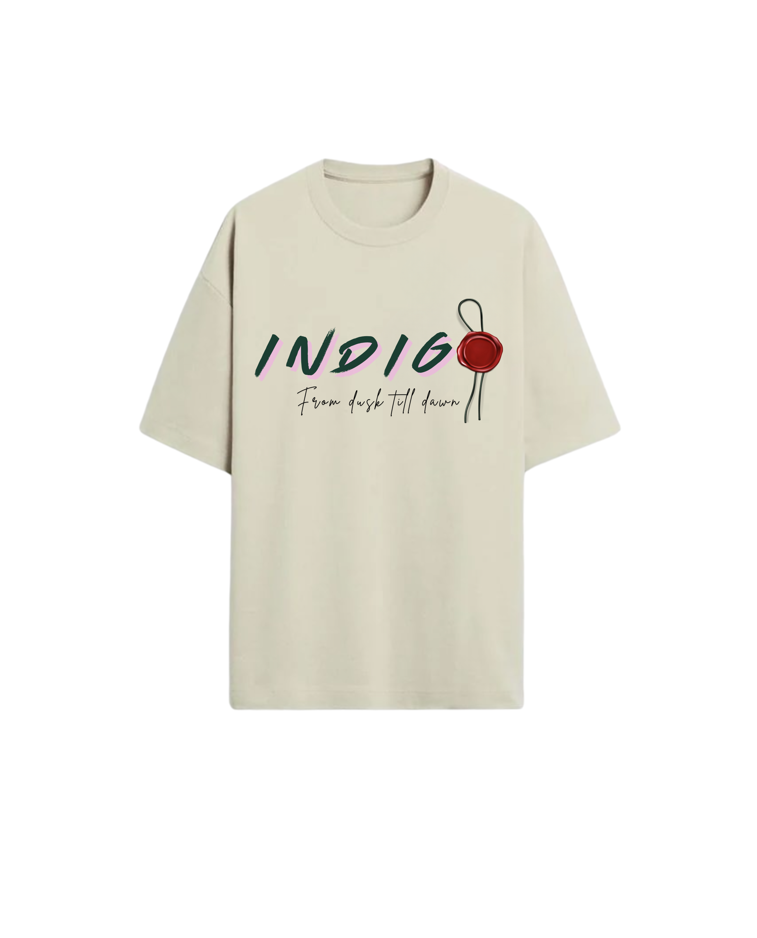 Indigo Urban 'Wax Seal' Men's T-Shirt