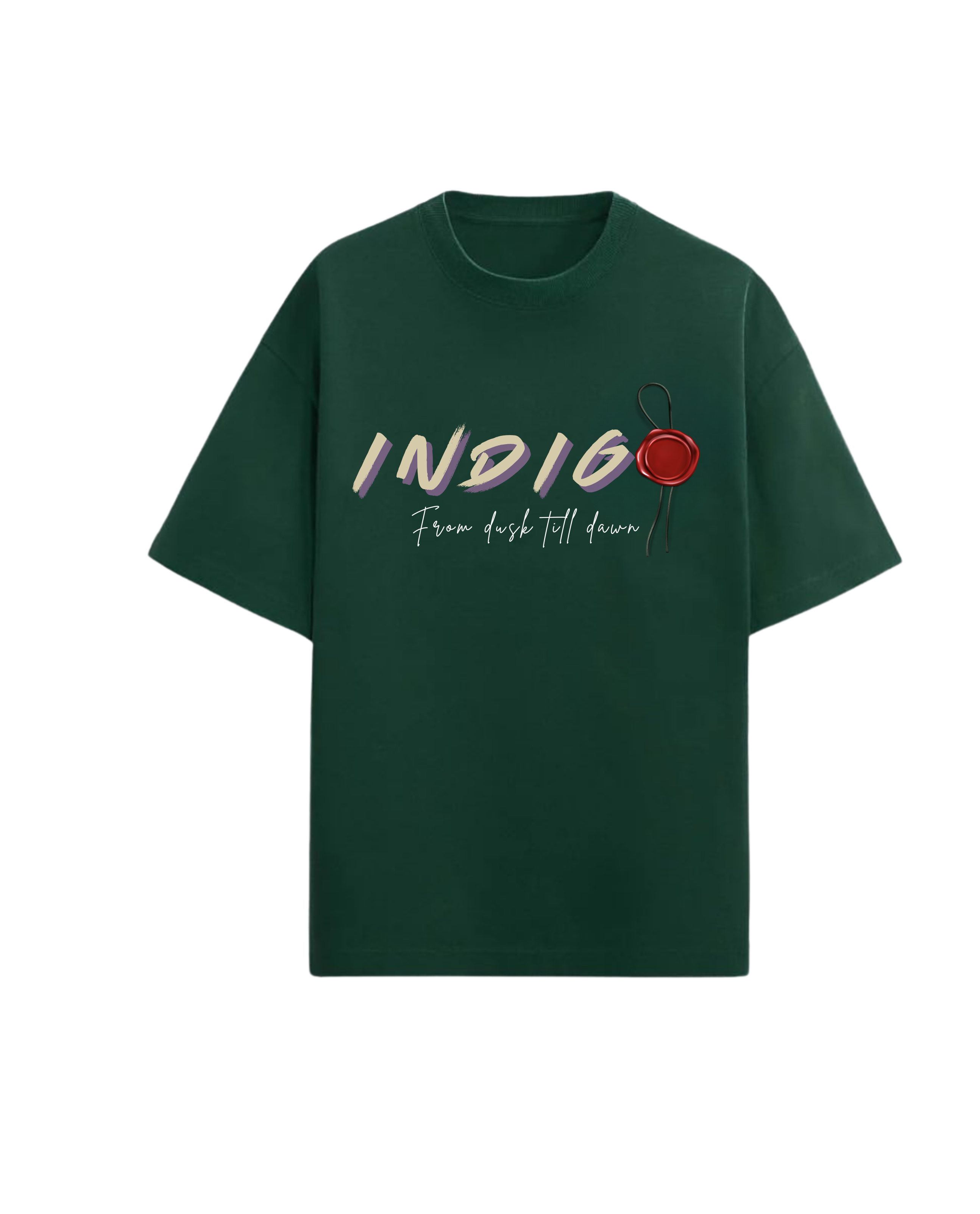Indigo Urban 'Wax Seal' Men's T-Shirt