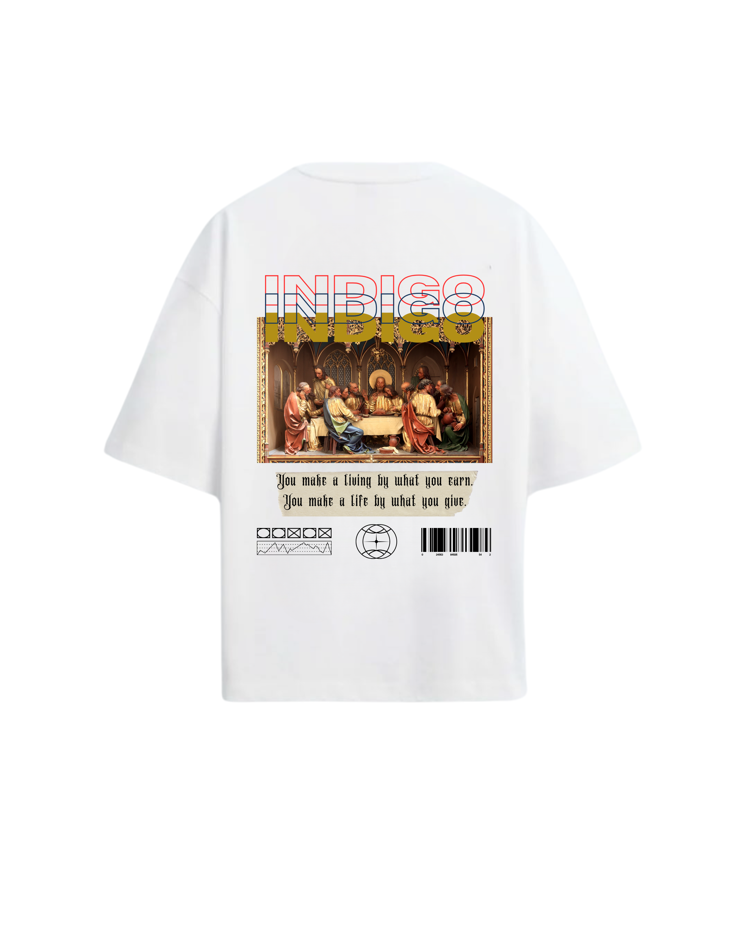 Indigo 'WWJD' T-shirt